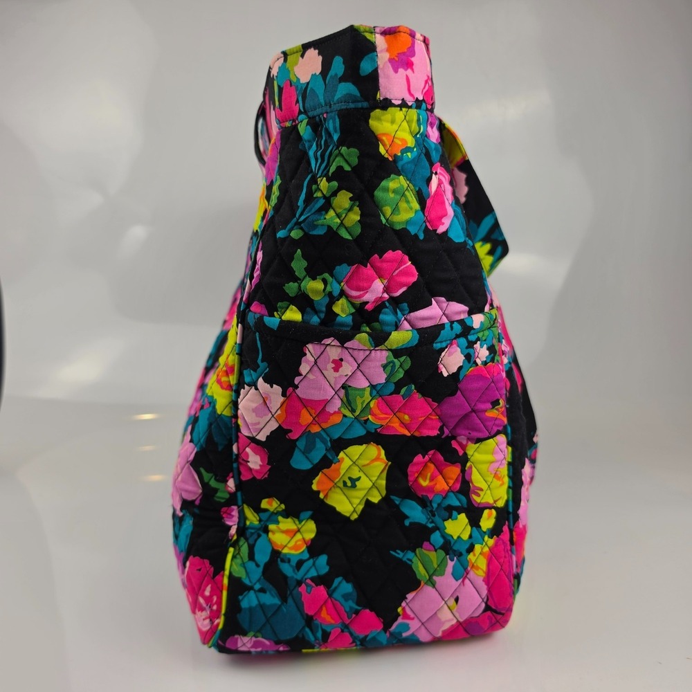 Vera Bradley Get Going Tote Hilo Meadow Quilted Large NWT Retired Floral Bag - Picture 5 of 10